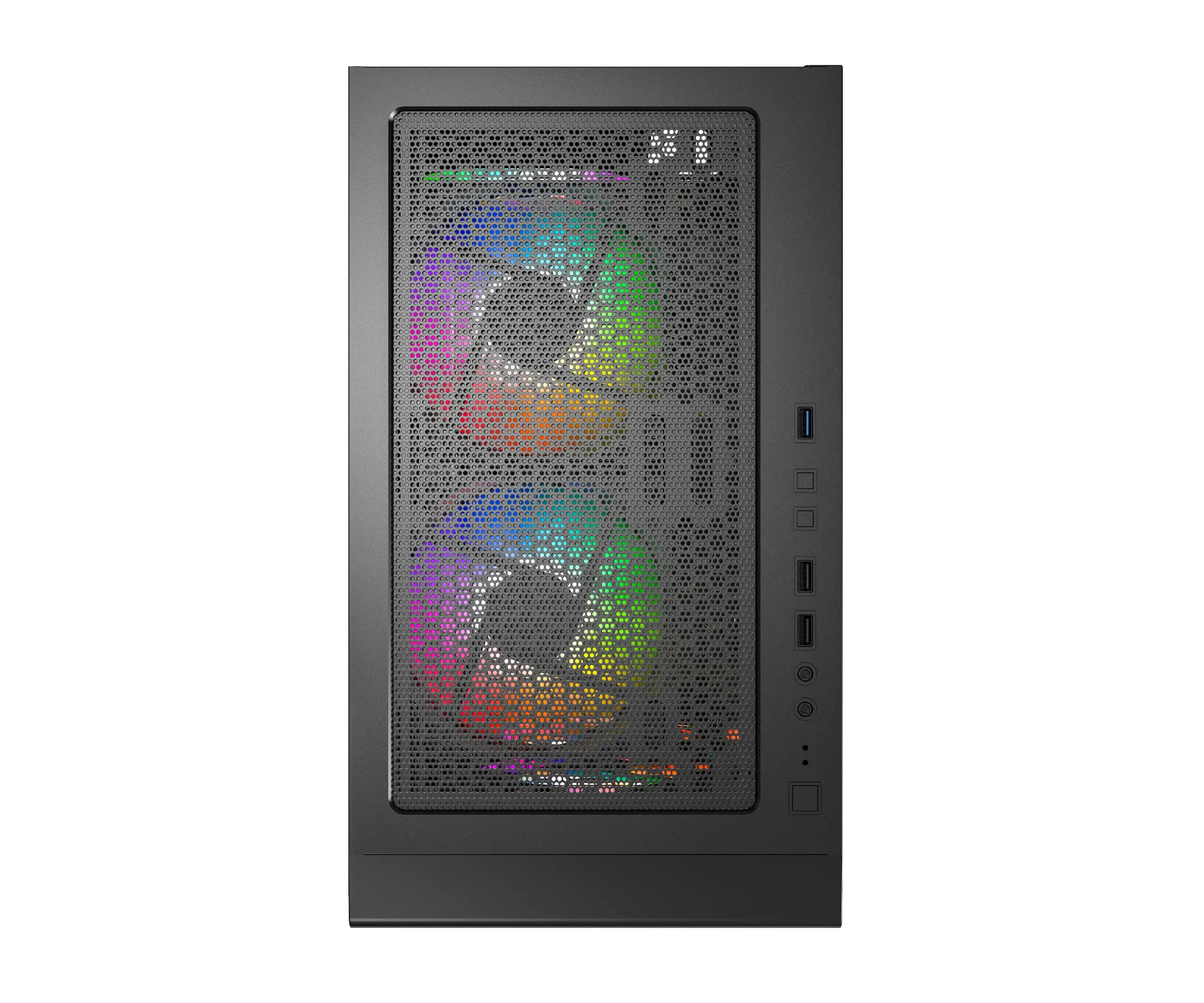 Montech кутия X3 MESH, Mid-tower Case, TG, 6 fixed RGB Fans, Black - image 11