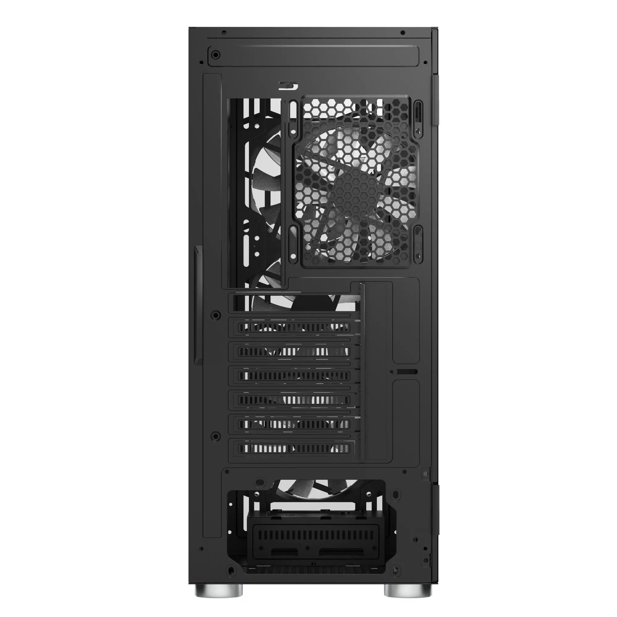 Montech кутия X3 MESH, Mid-tower Case, TG, 6 fixed RGB Fans, Black - image 15