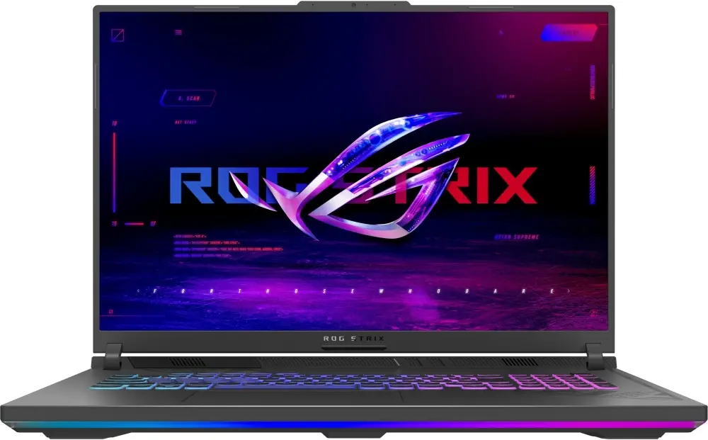 Лаптоп, Asus ROG Strix G18 G814JIR-N6002, Intel  i9 14900HX 2.2 GHz (36MB Cache, up to 5.8 GHz, 24 cores, 32 Threads), QHD+ 16:10 (2560 x 1600, WQXGA) 240Hz,32GB DDR5 , 1TB PCIe4., RTX 4070  8GB DDR6, WiFi 6, RGB Per-Key Kbd, No OS, Eclipse Gray