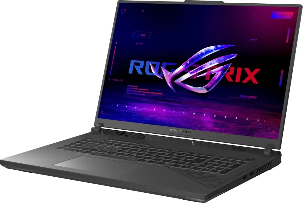 Лаптоп, Asus ROG Strix G18 G814JIR-N6002, Intel  i9 14900HX 2.2 GHz (36MB Cache, up to 5.8 GHz, 24 cores, 32 Threads), QHD+ 16:10 (2560 x 1600, WQXGA) 240Hz,32GB DDR5 , 1TB PCIe4., RTX 4070  8GB DDR6, WiFi 6, RGB Per-Key Kbd, No OS, Eclipse Gray - image 2