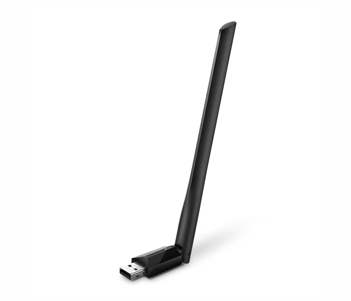 Безжичен адаптер TP-LINK Archer T2U Plus, AC600, двулентов, USB 2.0, външна антена 5dBi