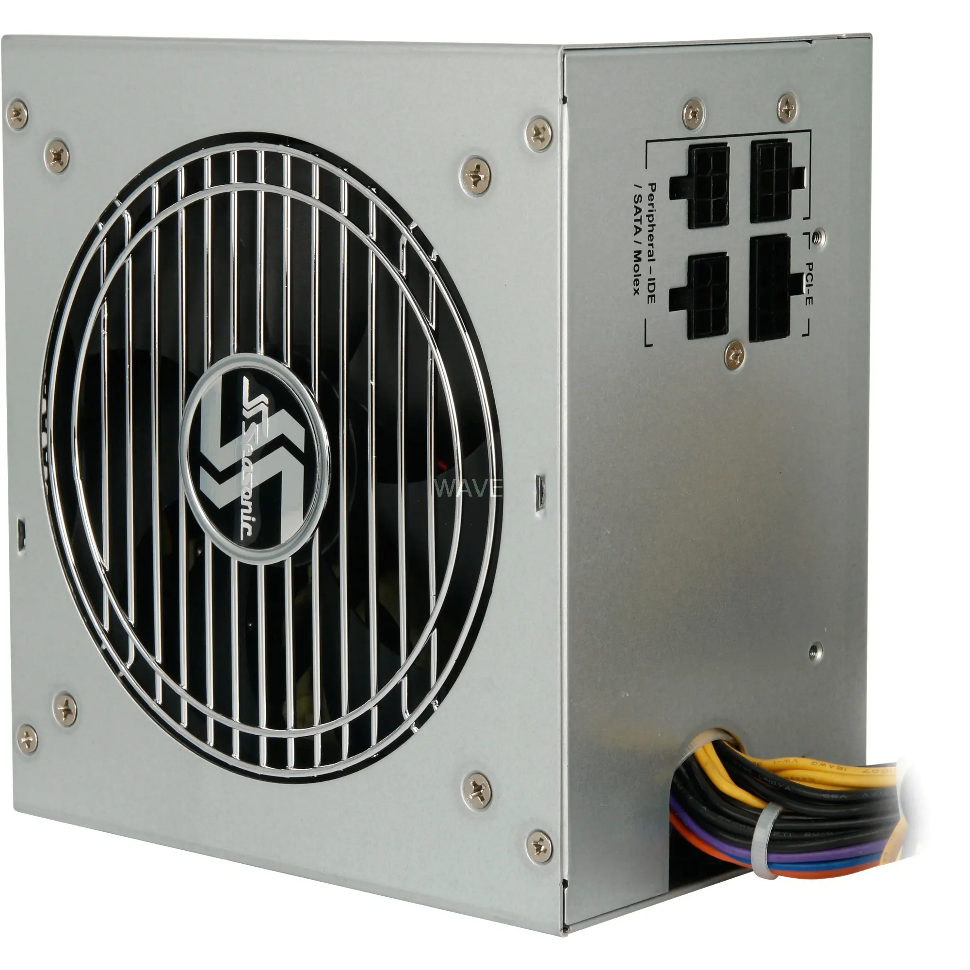 Power supply 650W, APFC, 12cm fan, ATX 12V v.2.3, 80+ gold, DC to DC converter design, MTBF full load 25? amb. : >100K hours; SSP-650CM - image 1