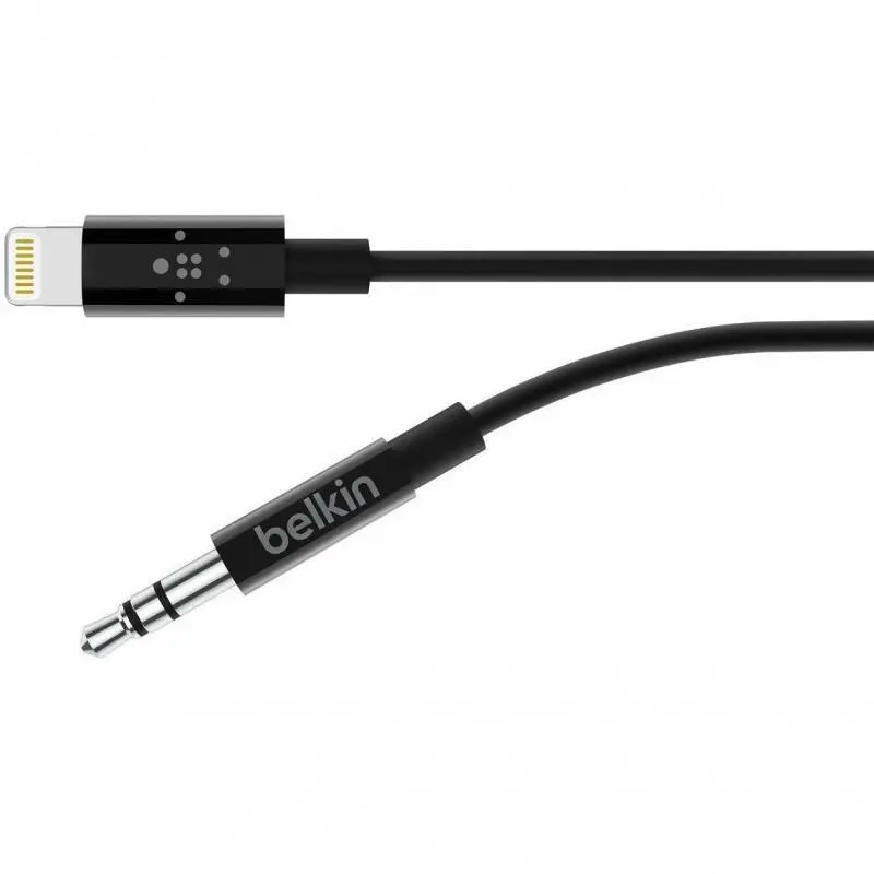 Кабел Belkin, аудио 3.5 mm/ Lightning 0,9 m - image 1