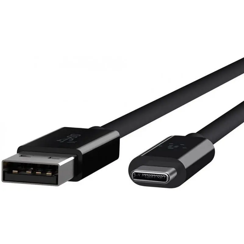 Кабел Belkin USB-C to USB-A, Черен - image 1