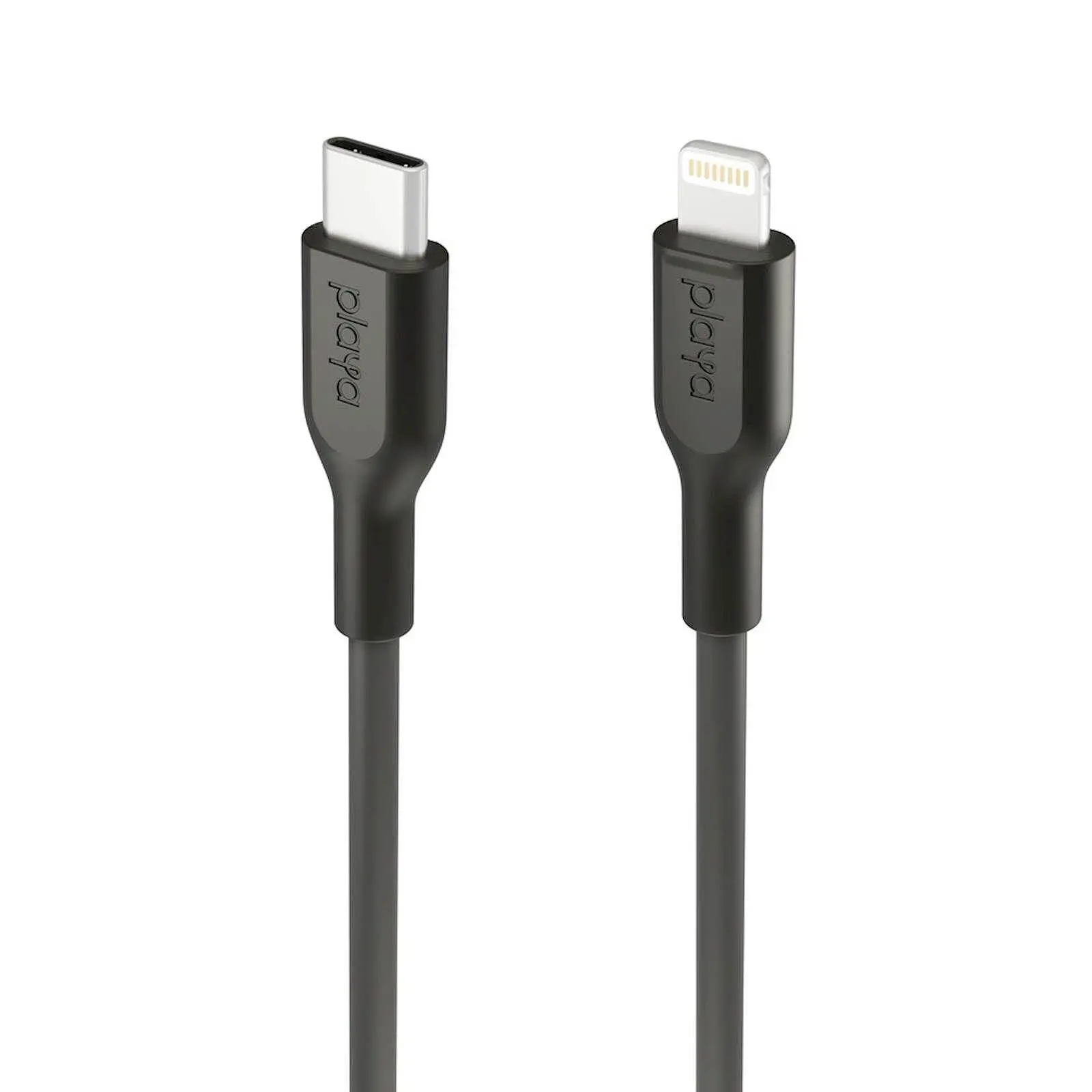 Кабел Belkin Playa USB-C към Lightning 1M, Черен