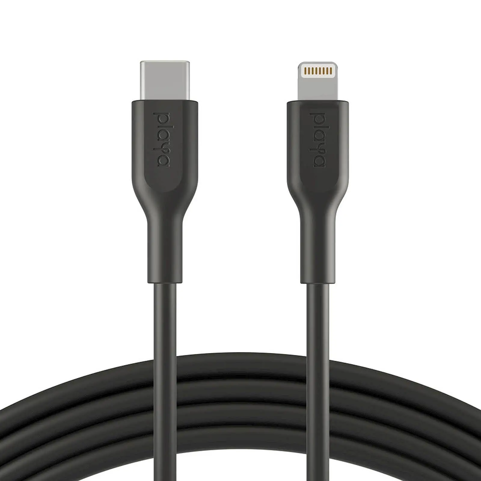 Кабел Belkin Playa USB-C към Lightning 1M, Черен - image 2