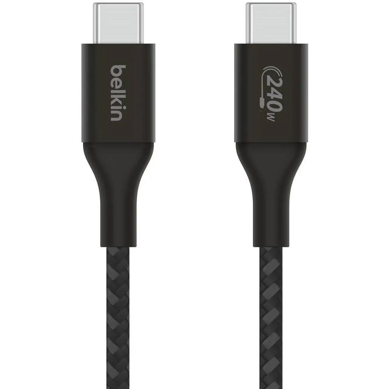 Кабел Belkin BOOST CHARGE™ USB-C към USB-C Cable Braided 240W 1M, Черен - image 1