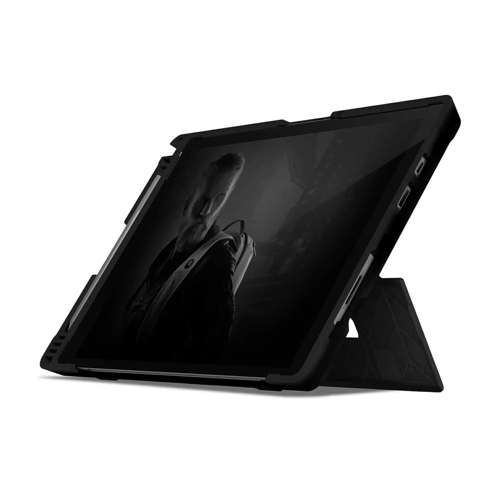 Калъф STM Case Dux Shell MS Surface Pro 4 / 5 / 6 / 7 / 7 Plus, Черен - image 8