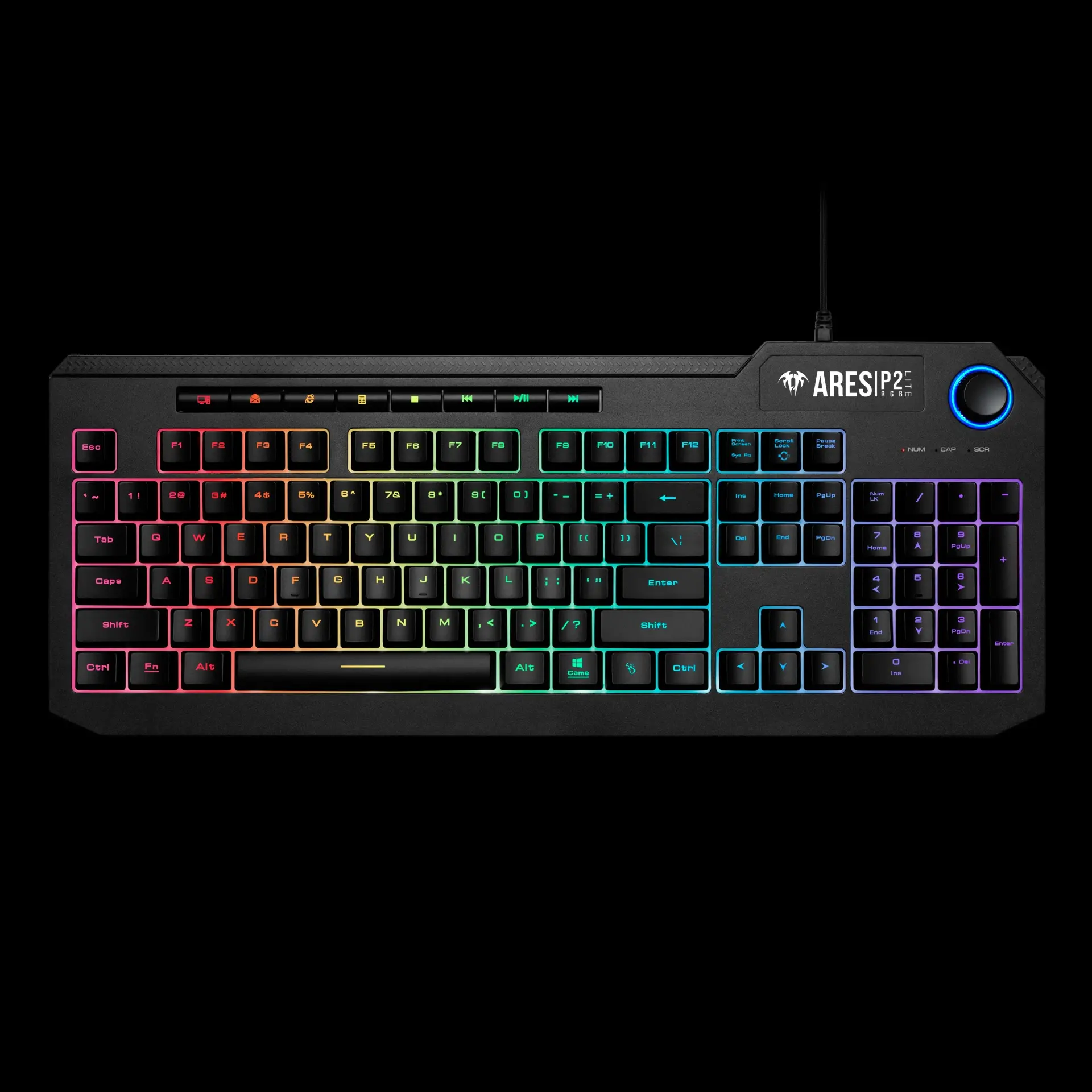 Gamdias геймърски комплект Gaming COMBO 2-in-1 Keyboard, Mouse - ARES P2 Lite - image 1