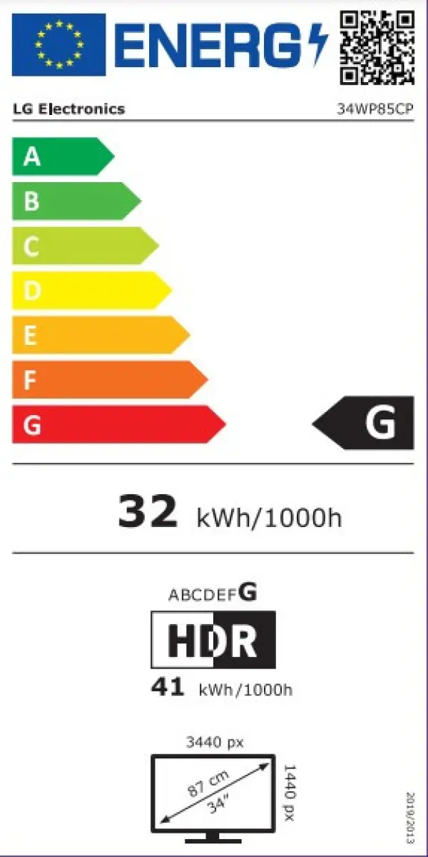 Монитор, 34 LG 34WP85CP-B - image 1