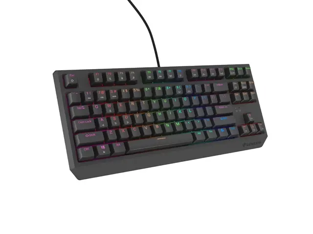 Клавиатура, Genesis Gaming Keyboard Thor 230 TKL Lite US Rainbow Mechanical Outemu Red Black Hot Swap - image 4