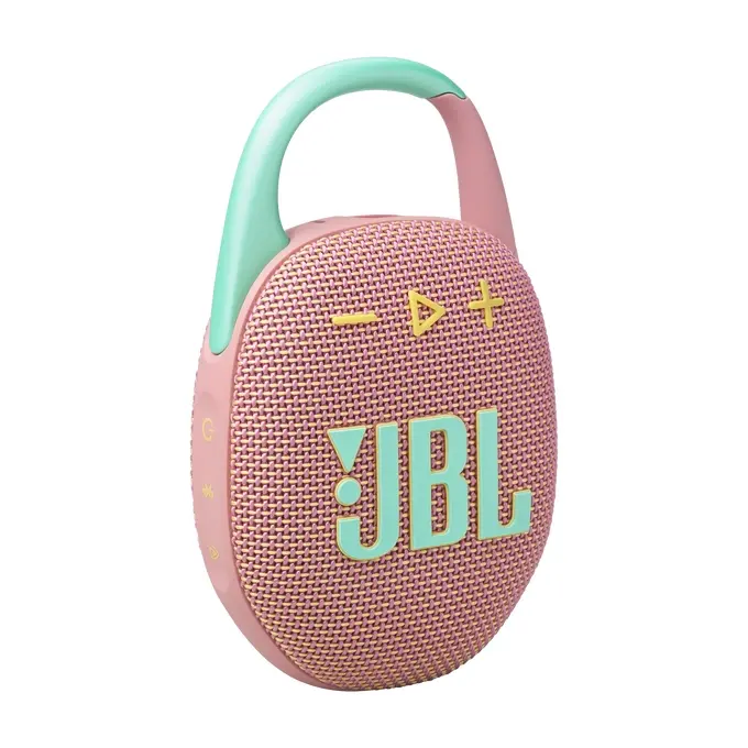 Тонколони, JBL CLIP 5 PINK Ultra-portable and waterproof Speaker