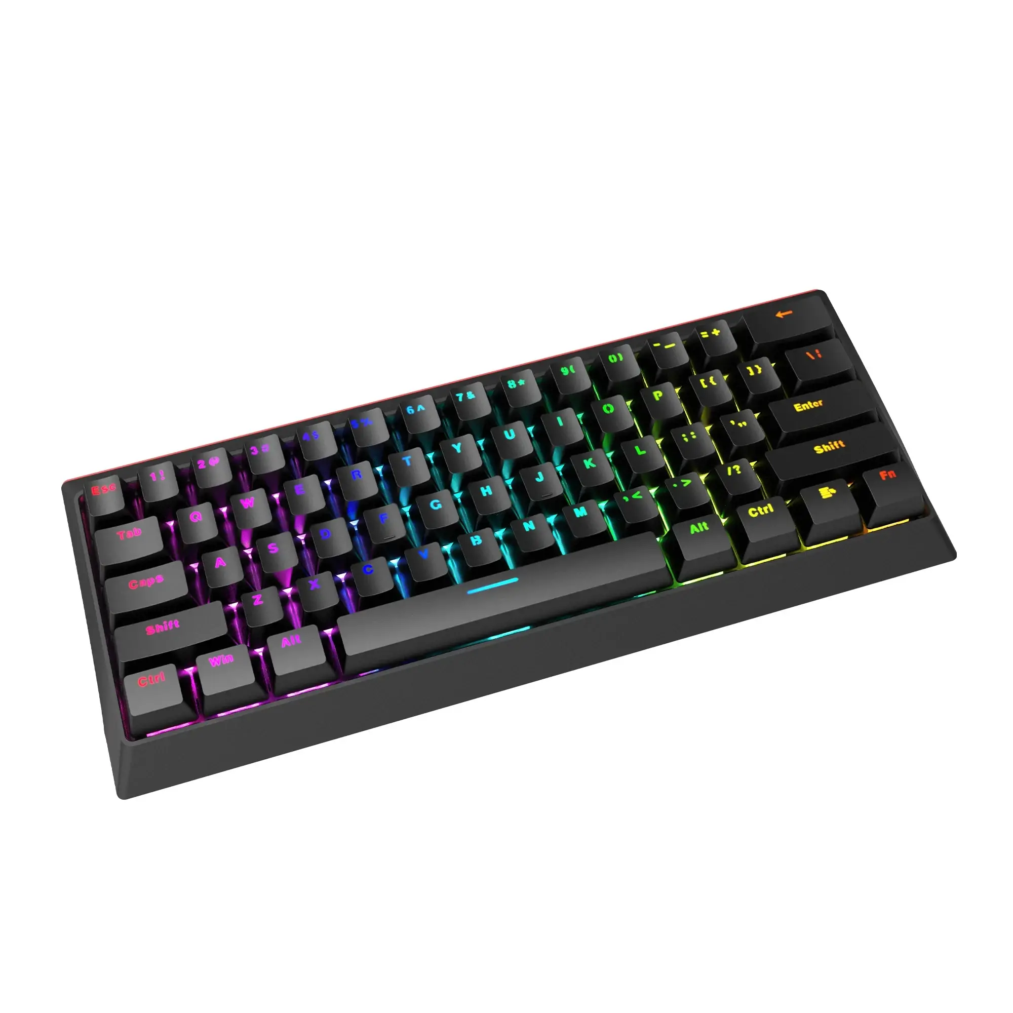 Marvo геймърска клавиатура Gaming Mechanical keyboard 61 keys TKL - Hecate 61B - KG962G - BLUE switches - image 1