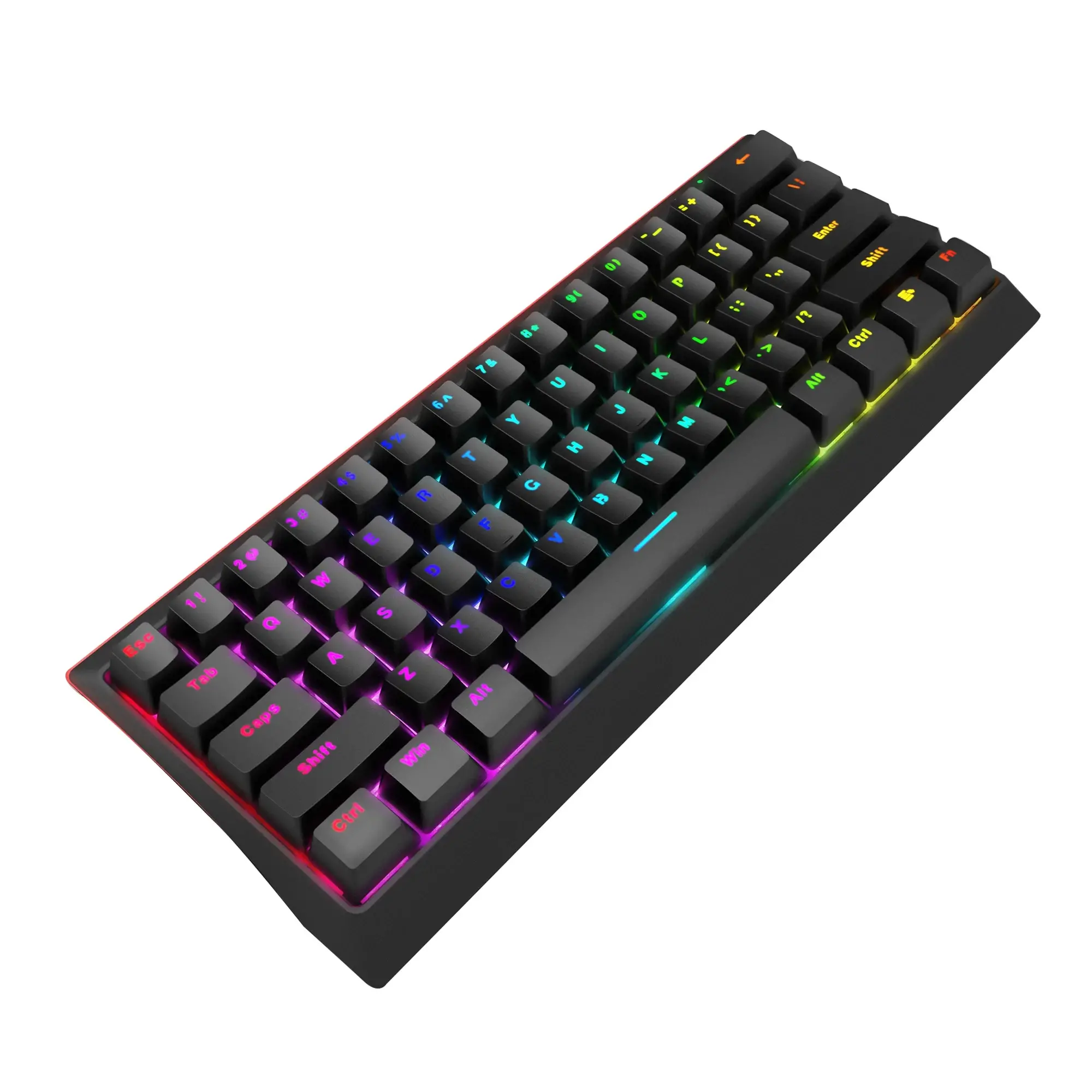 Marvo геймърска клавиатура Gaming Mechanical keyboard 61 keys TKL - Hecate 61B - KG962G - BLUE switches - image 5