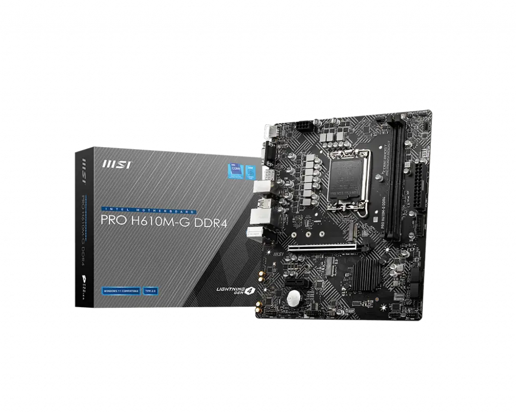 Дънна платка, MSI PRO H610M-G DDR4