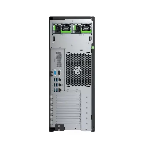 Сървър, Fujitsu PRIMERGY TX1330 M6, Intel Xeon E-2488 8C/16T 3.20 GHz, 1x32GB 2Rx8 DDR5-4800 U ECC, NO HDD, 1xBasic 2.5"Kit (8x), RAID 0/1/10, 2x1GB(RJ45), ErP Lot9 conf.for 8x HDDs, iRMCS6 eLCM Lic., No PCord, 2x M2 slots, TPM 2.0 V2, PSU 500W HP, FTS wide/FTS - image 2