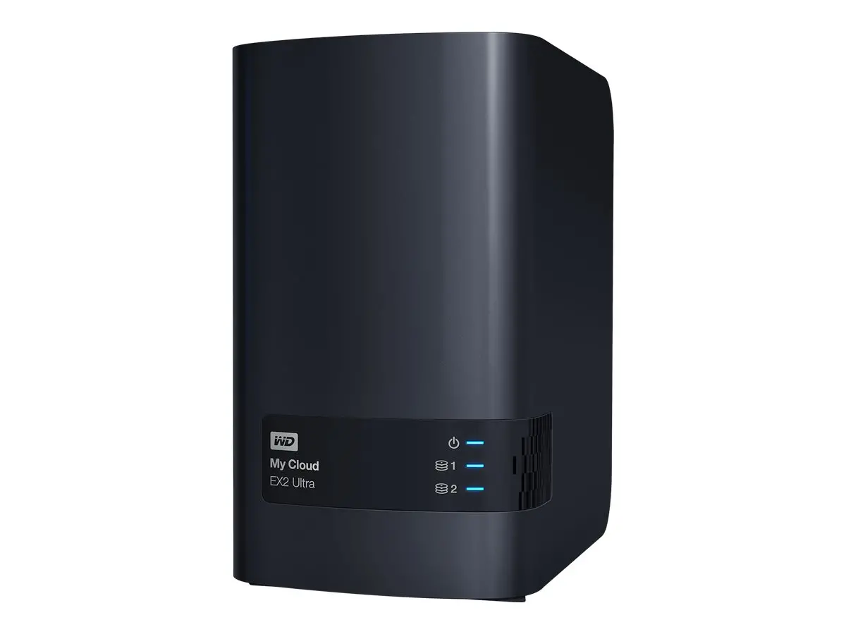 WD My Cloud EX2 Ultra NAS 0TB personal cloud storage case 2-bay Dual Gigabit Ethernet 1.3GHz CPU DNLA RAID1 NAS RTL - image 6