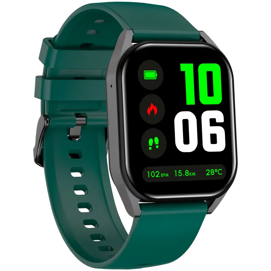 CANYON smart watch Chatter SW-58 BT-CALL Black Green - image 1