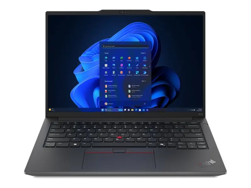 Лаптоп, Lenovo ThinkPad E14 G6 AMD Ryzen 7 7735HS (up to 4.75GHz, 16MB L3), 16GB DDR5-4800, 512GB SSD, 14" WUXGA (1920x1200) IPS AG, AMD Radeon 680M Graphics, FHD&IR Cam, Backlit KB, WLAN, BT, 3 cell, FPR, DOS, 3Y Onsite