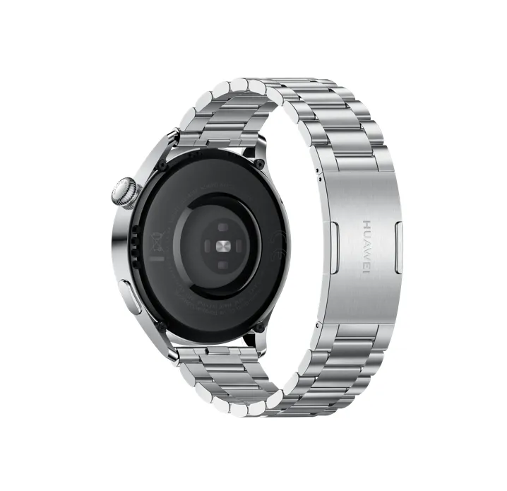 Часовник, Huawei Watch 3 Elite Galileo-L31E, 1.43", Amoled, 466x466, 2GB+16GB, BT(2.4 GHz, supports BT5.2 and BR+BLE), e-Sim*(If it's active in the operator), WR 5ATM, GPS, WiFi, Battery 450 mAh, Ultra-long battery life 14 days, Harmony OS, APP Galery, stainless - image 3