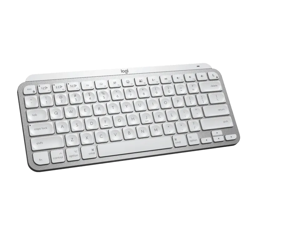 Клавиатура, Logitech MX Keys Mini For Mac Minimalist Wireless Illuminated Keyboard - PALE GREY - US Intl - EMEA - image 2