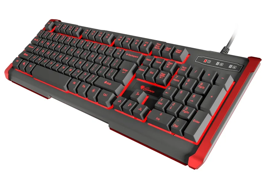 Клавиатура, Genesis Gaming Keyboard Rhod 410 US Layout Backlight - image 1
