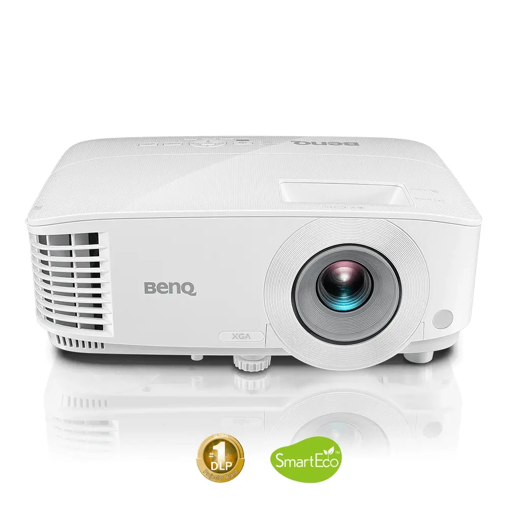 Мултимедиен проектор, BenQ MX550, DLP, XGA (1024x768), 20 000:1, 3600 ANSI Lumens, Zoom 1.1x, Vertical Keystone, Speaker 2W, VGA, 2xHDMI, S-Video, RCA, VGA out,  Audio In/Out, RS232, USB mini B, 2.3 kg, White