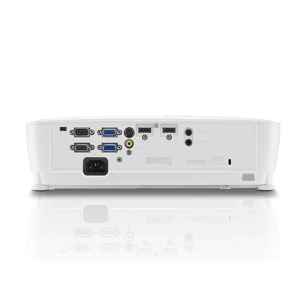Мултимедиен проектор, BenQ MH536, DLP, FHD (1920x1080), 20 000:1, 3800 ANSI Lumens, Zoom 1.2x, Glass Lenses, Auto Vertical Keystone, Infographic Mode, Speaker 2W, 2xVGA, 2xHDMI, S-Video, RCA, VGA out,  Audio In/Out, RS232, USB A 1.5A, 2.6 kg, White - image 5