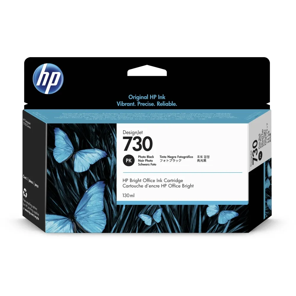 Консуматив, HP 730 130-ml Photo Black Ink Cartridge