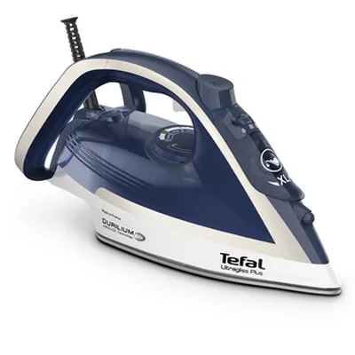 Ютия, Tefal FV6812E0, Ultragliss Plus, 2800W, white&blue red, 0-50g/min, shot 260g/min, Durilium AirGlide Plus soleplate, automatic steam, AD, water tank 300 ml