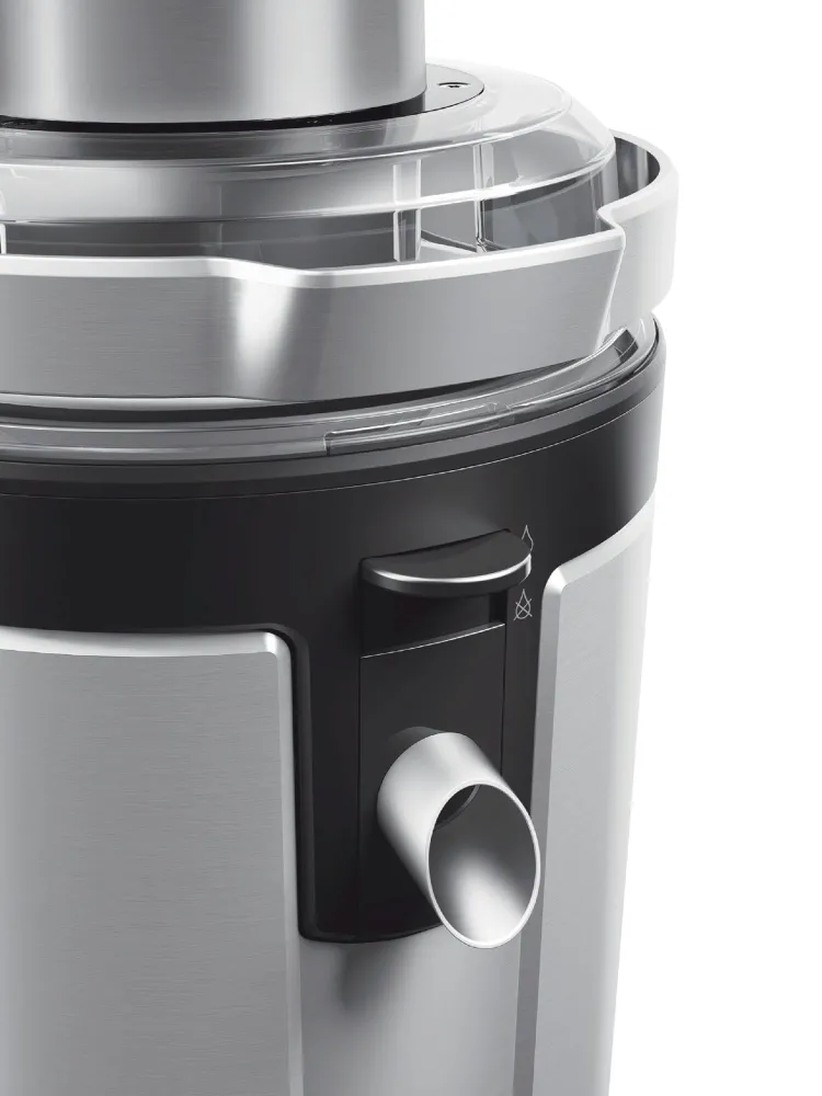 Сокоизстисквачка, Bosch MES4010, Centrifugal juicer 1200 W, 3 speeds, 3 lt pulp container, 1.5 ltr juice container & foam separator, XXL feeding tube (84 mm), ceramic knife, electropolished stainless steel sieve, die-cast aluminum body and clamps, juice outlet with drip-s - image 1