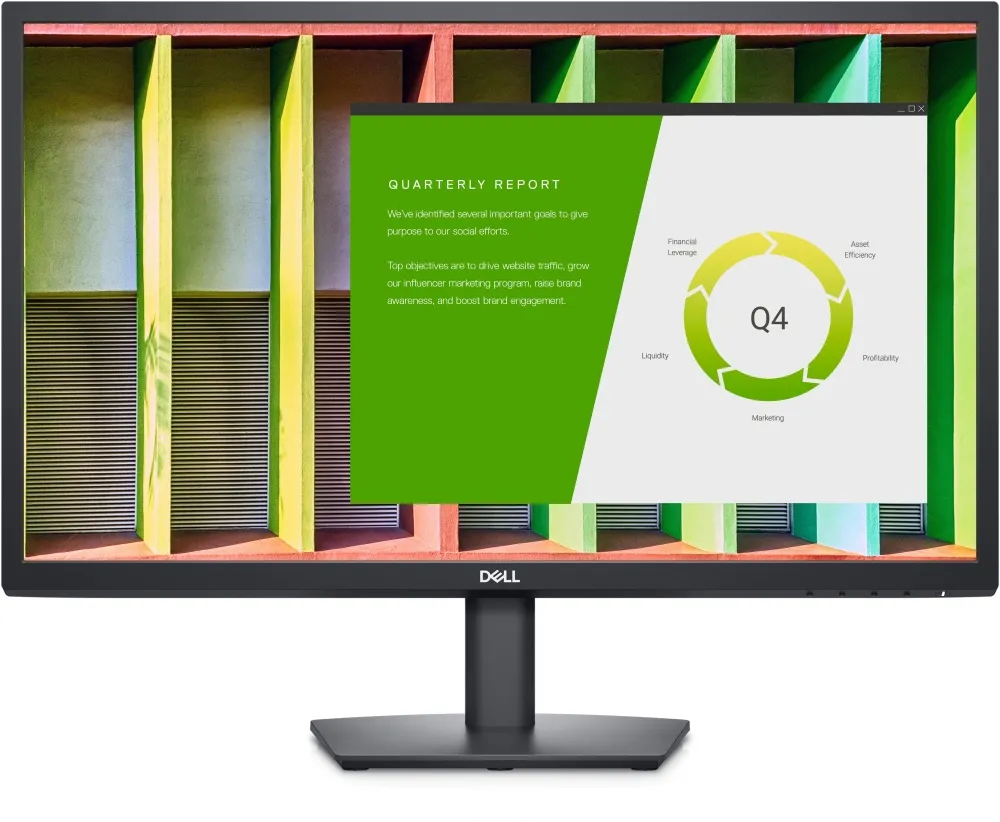 Монитор, Dell E2422H, 23.8" Wide LED Anti-Glare, IPS Panel, 5ms, 1000:1, 250 cd/m2, 1920X1080 Full HD, ComfortView, VGA, Display Port, Tilt, Black