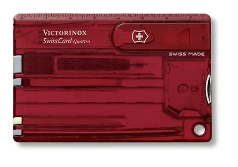 Швейцарски джобен нож-карта Victorinox SwissCard Quattro