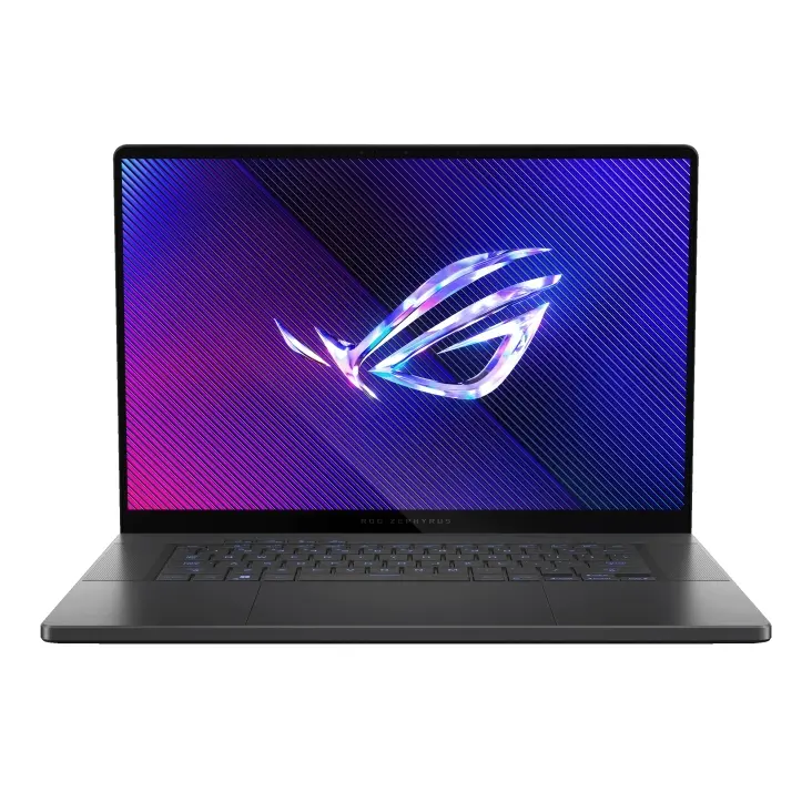 Лаптоп, Asus ROG Zephyrus G16 GU605MZ-QR094X,Intel Ultra 9 185H 2.3GHz (24MB Cache, up to 5.1GHz, 16 cores, 22 Threads), 240Hz,QHD+ 16:10 (2560 x 1600, WQXGA), 32GB LPDDR5X ,2TB PCIe4.,RTX4090 16GB GDDR6,Wi-Fi 6E(802.11ax),Backlit KeyboardRGB, Win11 Pro, Grey