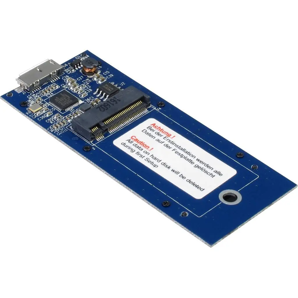 Чекмедже за SSD Inter-Tech Argus GD-MSLK01 M.2 USB 3.0, 256-bit AES Encryption - image 3