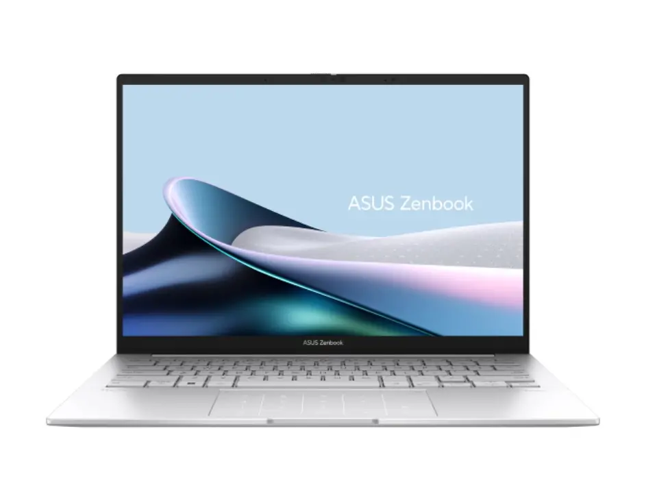 Лаптоп, Asus Zenbook UX3405MA-PP212W, Intel Ultra 7 155H 1.4 GHz (24MB Cache, up to 4.8 GHz) ,14."OLED ,WQXGA+(WQ+) 2880X1800 16:10, LPDDR5X 16GB(ON BD.), 1TB PCIEG4 SSD, Intel Art Graphics, Widnows 11, Silver