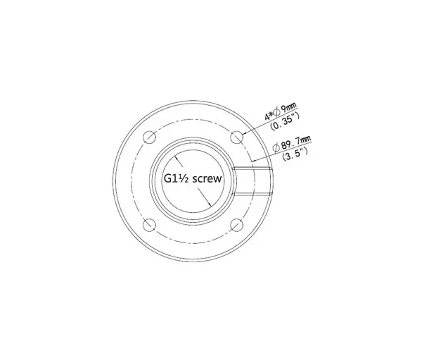 Основа за стойка UNV TR-UF45-A-IN, висящ монтаж, за вътрешна употреба - image 2