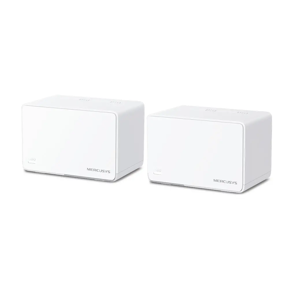 Безжичен рутер Mercusys Halo H80X(2-pack), AX3000, 3x1000Mbps порта, Home Mesh