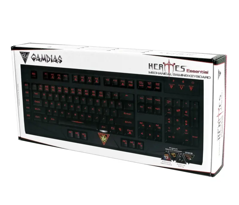 Жична Gaming клавиатура, Gamdias, HERMES Essential GKB2000, US black - image 2