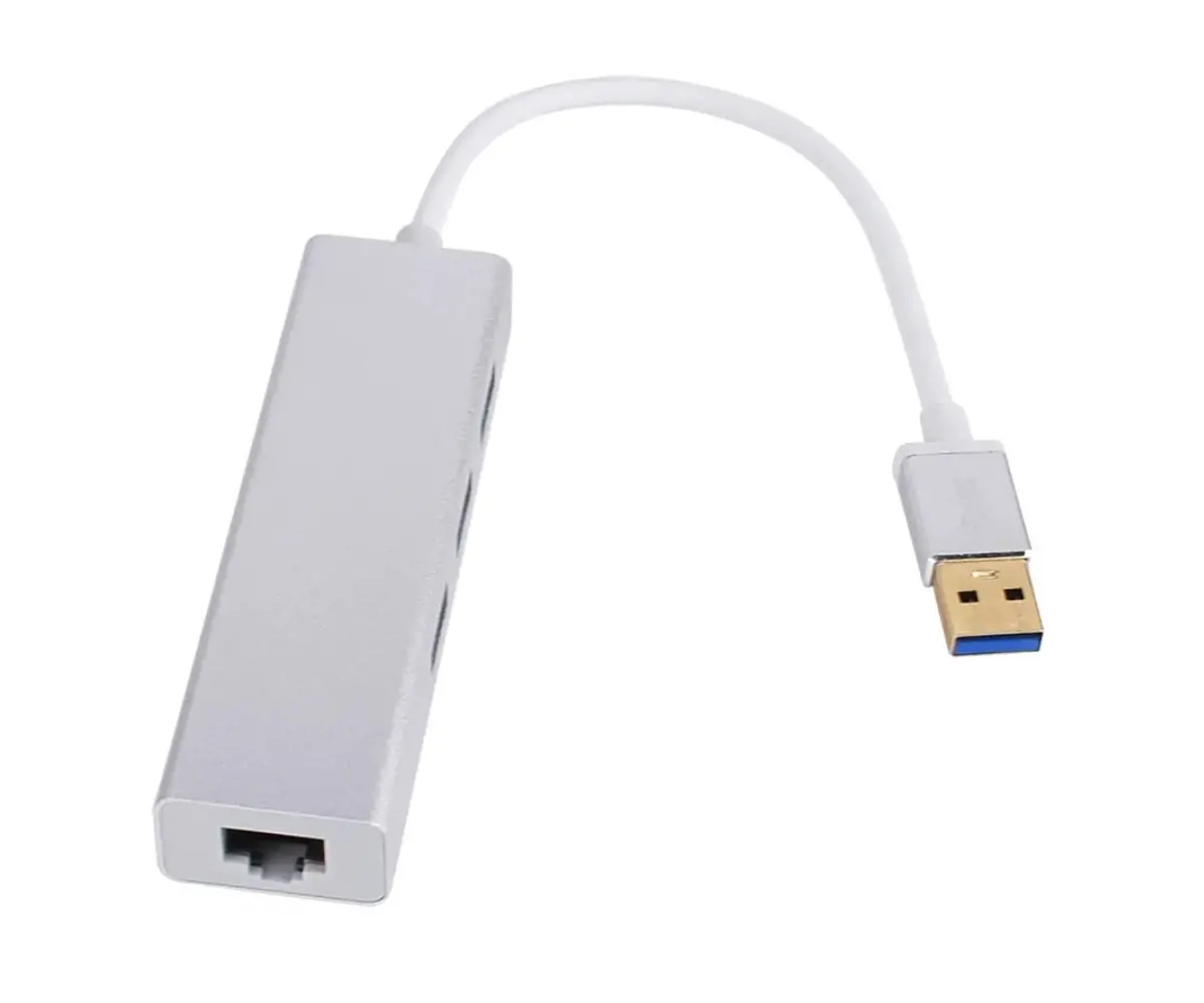 Адаптер за мрежа SeaMAX, 3xUSB3.0, 1xRJ45 GbE - image 1