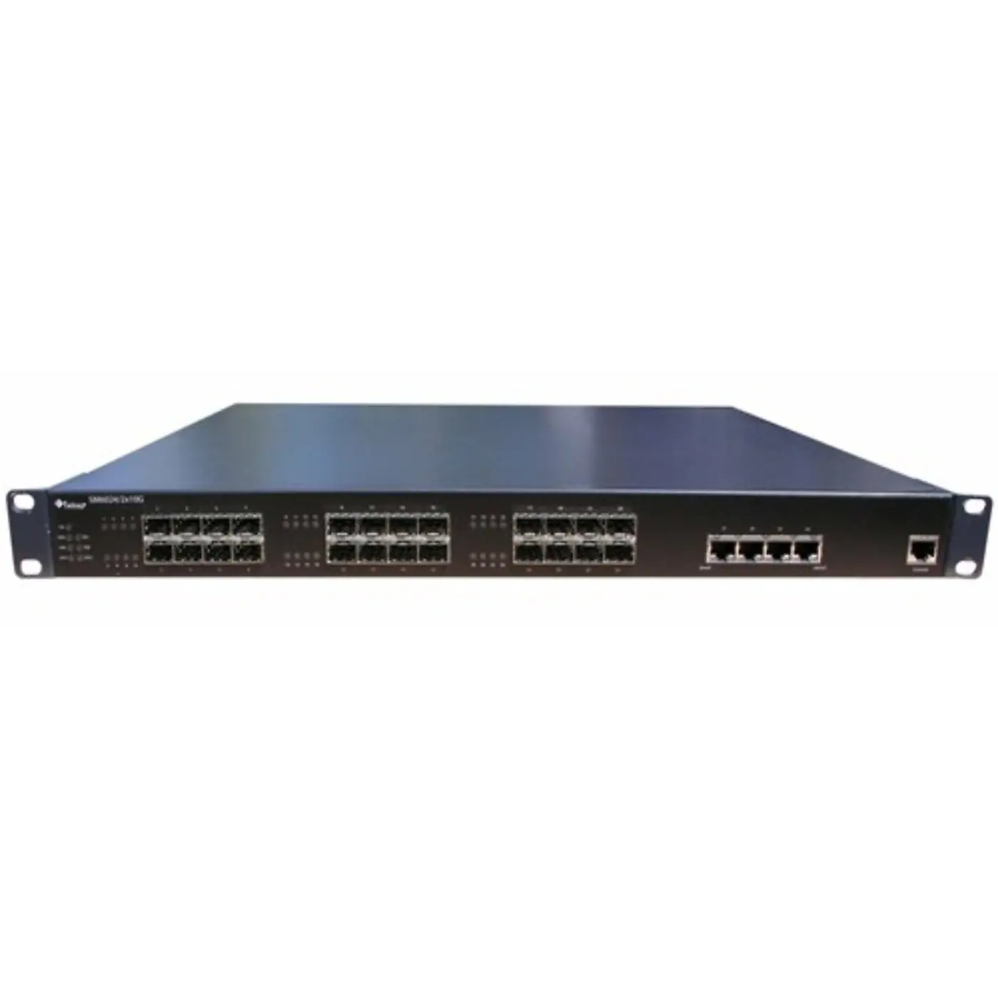 Комутатор Telsey 24x SFP ports + 4x GbE ports + 2x 10GbE uplink,