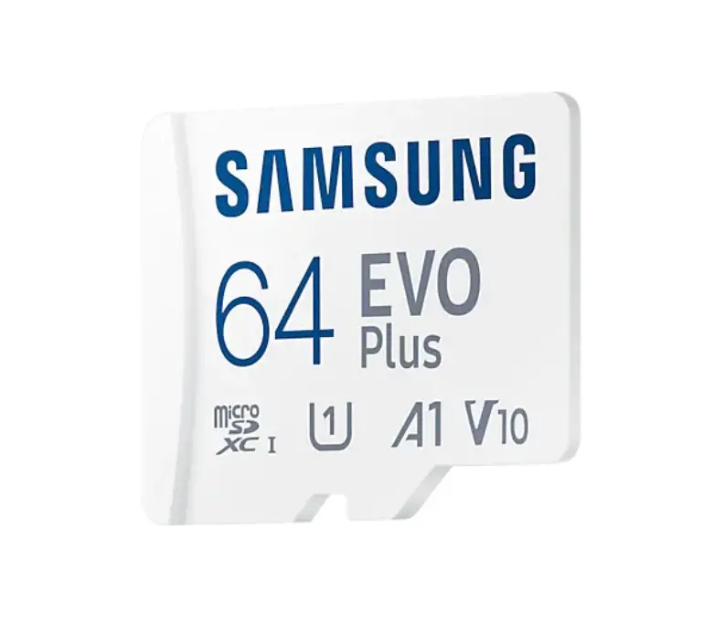 Памет, Samsung 64GB micro SD Card EVO Plus with Adapter, Class10, Transfer Speed up to 160MB/s - image 1