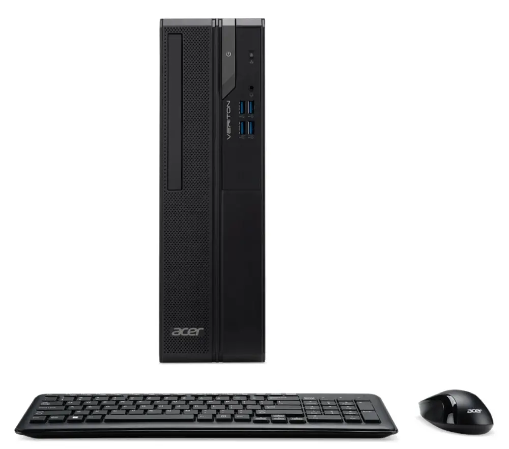 Настолен компютър, Acer Veriton X2710G, Intel Core i5-13400 (4.5GHz up to 4.6GHz, 20MB), 1*16GB DDR4 3200MHz, 512GB SSD M.2, DVD+RW, Intel UHD Graphics, TPM module, 180W 80PLUS Bronze, KBD& Mouse USB, No OS, 3Y warranty+Acer Vero V247YEbiv, 23.8" - image 2