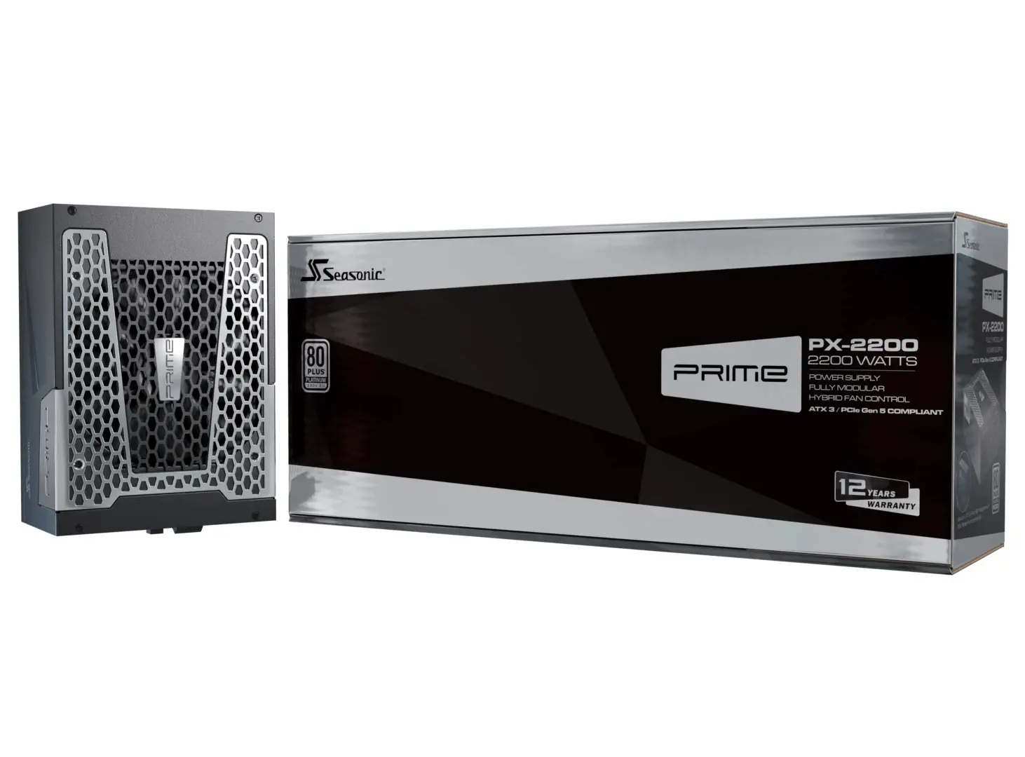 Seasonic захранване PSU ATX 3.1 2200W Platinum PCIe Gen 5 - PRIME PX-2200 - image 1