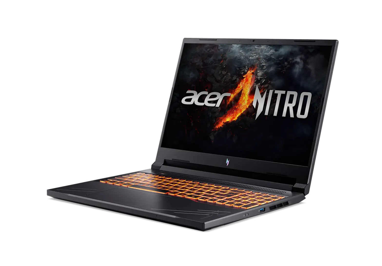 Лаптоп, Acer Nitro 5, ANV16-71-71V9, Intel Core i7-14650HX (up to 5.2GHz, 30MB), 16" FHD IPS up to 165Hz SlimBezel, 16GB DDR5(1 slot free), 1024GB PCIe NVMe SSD, GeForce RTX 4050 6GB GDDR6, Wi-Fi 6 AX201+BT5.1, Killer E2650, HD Cam, KB Backlight, No OS, Black - image 2