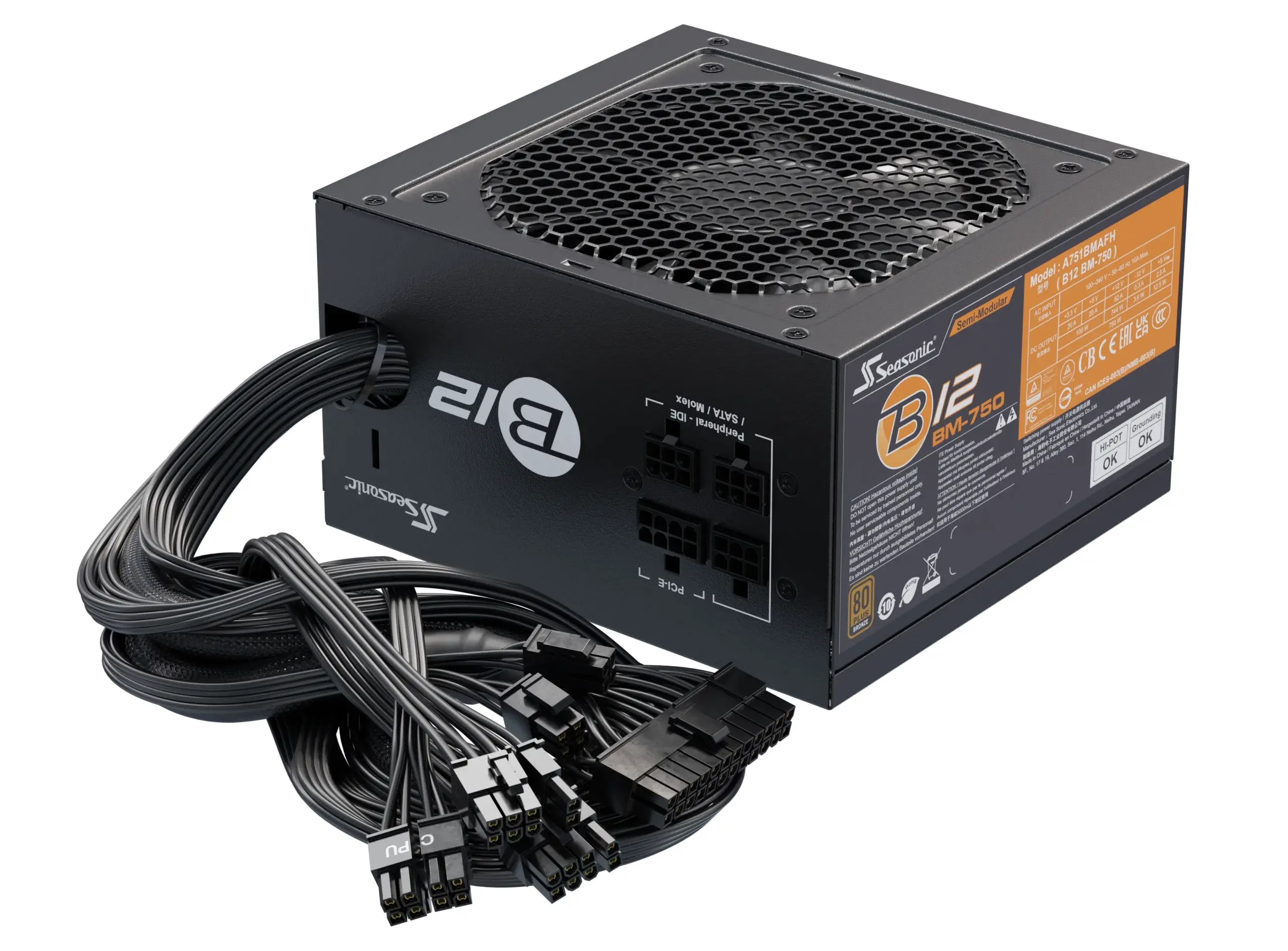 Захранващ блок Seasonic B12BM 750W Bronze 85+ - image 4