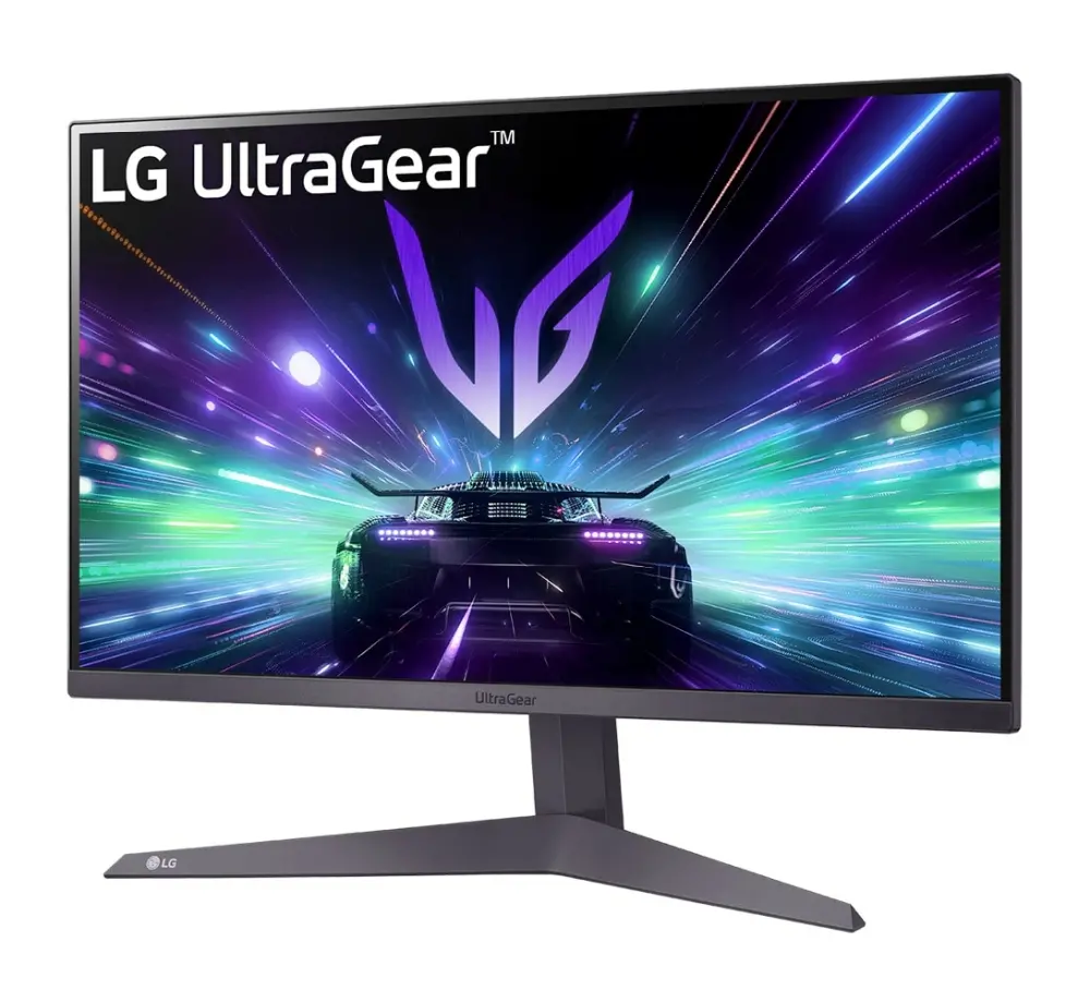 Монитор, LG 24GS50F-B, UltraGear 24" VA, AG, 1ms MBR, 180Hz, 5ms GtG, 3000:1, 250cd/m2, Full HD 1920x1080, HDR10, AMD FreeSync, HDMI, DisplayPort, Headphone Out, Black Stabilizer, Tilt, Black - image 1