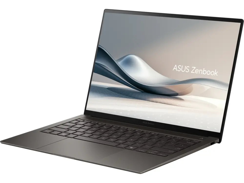 Лаптоп, Asus Zenbook S UX5406SA-PZ281X, INTEL LNL Ultra 7 32GB, 14" OLED (WQXGA+(WQ+) 2880X1800 16:10), 32GB LPDDR5X (16 GB on BD),1TB SSD, Backlit Chiclet Keyboard, Windows 11 Pro,Zumaia Gray - image 1