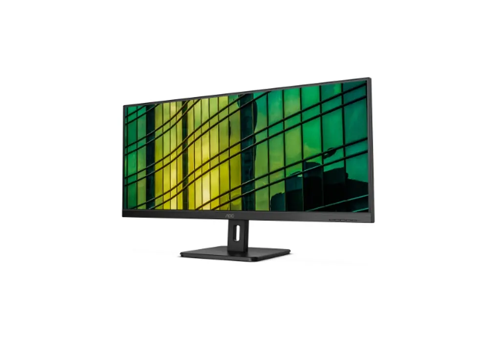 Монитор, AOC U34E2M, 34" VA WLED, 3440x1440@100Hz, 4ms GtG, 300cd m/2, 4000:1, 20M:1 DCR, Adaptive Sync, FlickerFree, Low Blue Light, Tilt, 2xHDMI, DP