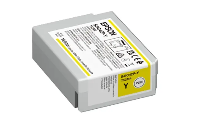 Консуматив, Epson SJIC42P-Y Ink cartridge for ColorWorks C4000e ( Yellow)